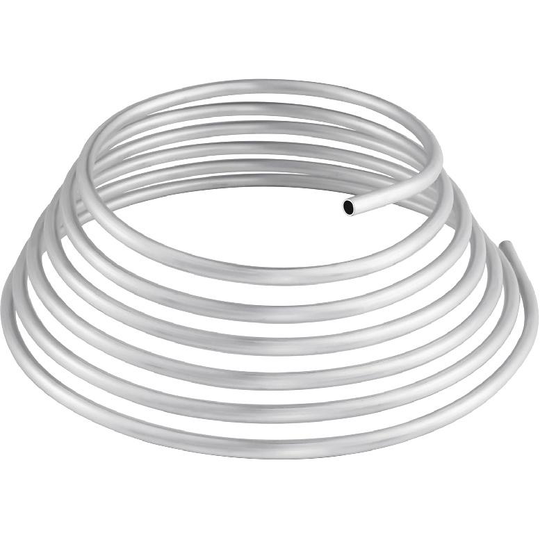 20FT Aluminum Coiled Tubing, KWOKWEI 1060 Grade Aluminium Tubing 0.04" Wall Thickness, 1/4" OD Aluminum Seamless Round Tube for Refrigerator Air