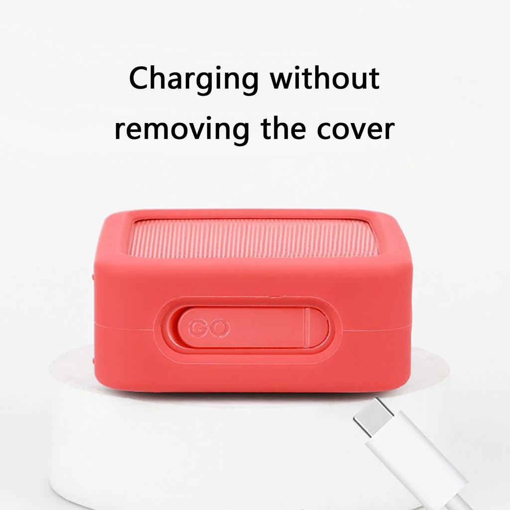 Flexible Silicone Protective Cover for GO ESSENTIAL 2 Portable Speakers Shockproof With Precise Cutout