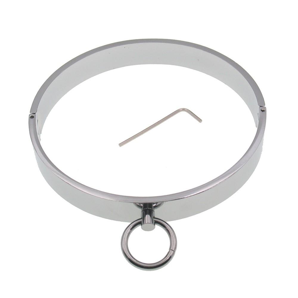 BDSM-Halsband, Metall-Bondage-Halsband, Sklave, 2 Größen, Halsband, Sexsklavin, Rollenspiel-Halskette für Frauen, Zurückhaltung, BDSM-Bondage