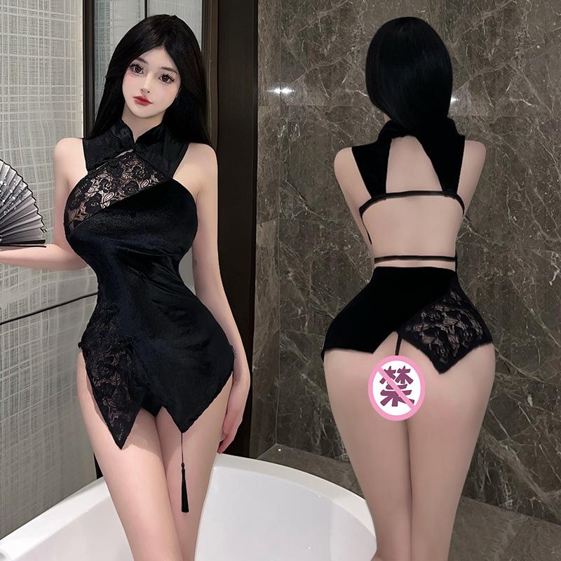 Sexy Lingerie Classical Cheongsam Passion Temptation Antique Small Breasts Pure Desire No Pajamas Uniform Cheongsam