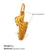 Gold Shoe Bag Clothing Modeling Versatile Pendant, Exquisite Three-Dimensional Design Personalized Diy Jewelry Accessories