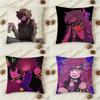 DDeltarune SSusie Doublesided Printed Square Decorative Cushion Cover for Sofa Living Room Home Decor