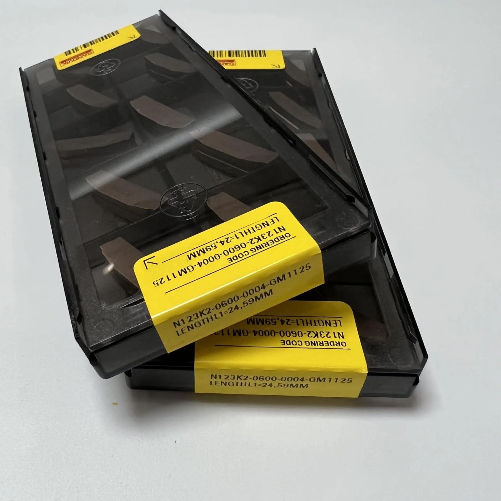 

Original Sandvik / N123K2-0600-0004-GM 1125 / CNC lathe carbide blade 10 PCS
