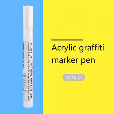 Bright /& Colorful Acrylic Painter Marker Pen For Craft Scrapbook White