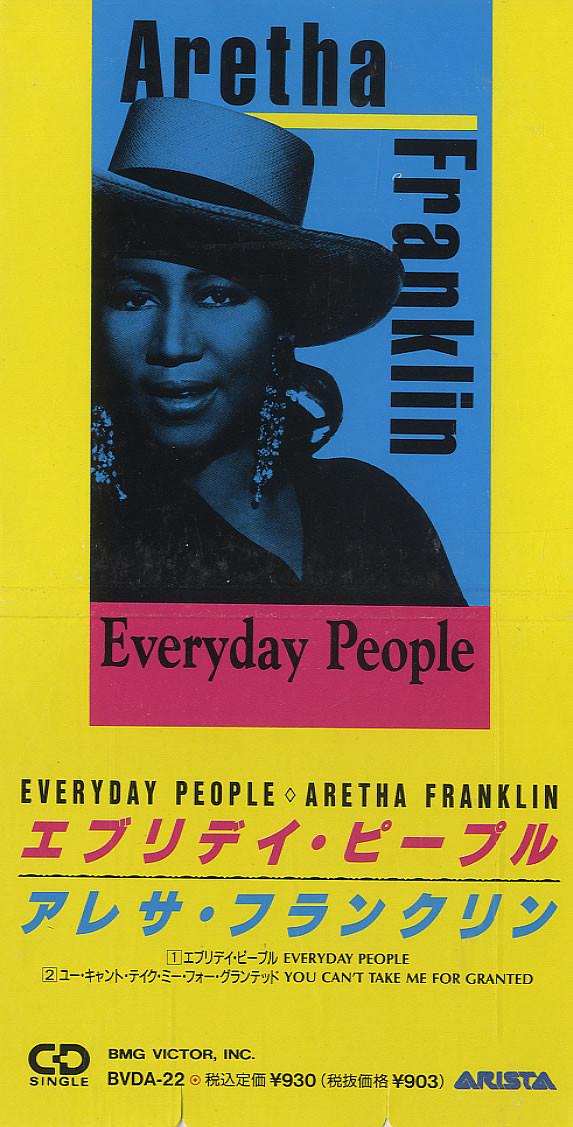 

CD ARETHA FRANKLIN - Everyday People BVDA22PROMO Arista 1991 Japan Jazz Used