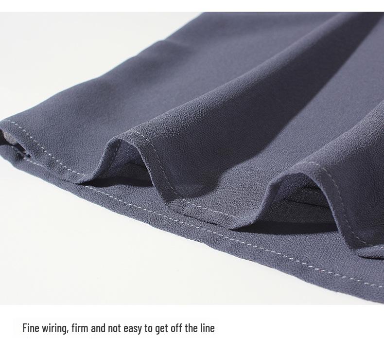 Aiyimaiyi 2023 Damen Chiffon Kurzarm Stilvolles Lockeres Hemd - Schlankmachendes, Bauchbedeckendes Oberteil für den Sommer