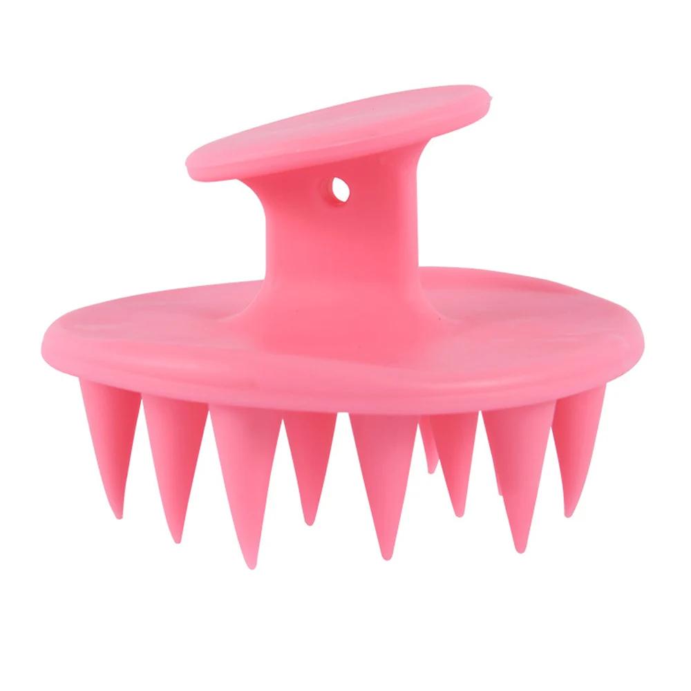 1pcs Silicone Scalp Hair Massage Brush Shampoo Massage Comb Bath Wash Hair Care Root Scalp Massager Shower Brush Salon Hair Tool