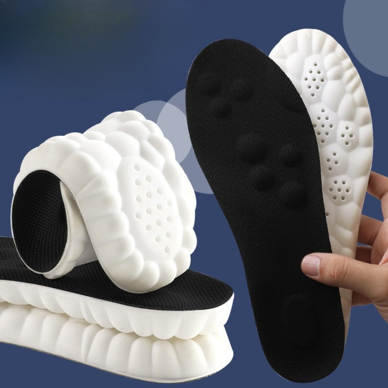 

3pair Triple Double Clouds Step on Shit Insoles Are Not Tired After Standing for A Long Time Soft Elastic Pain-proof Arch 35-36
