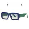 Small Square Full Frame Sunglasses UV400 PC Frame & Lens Light Blocking