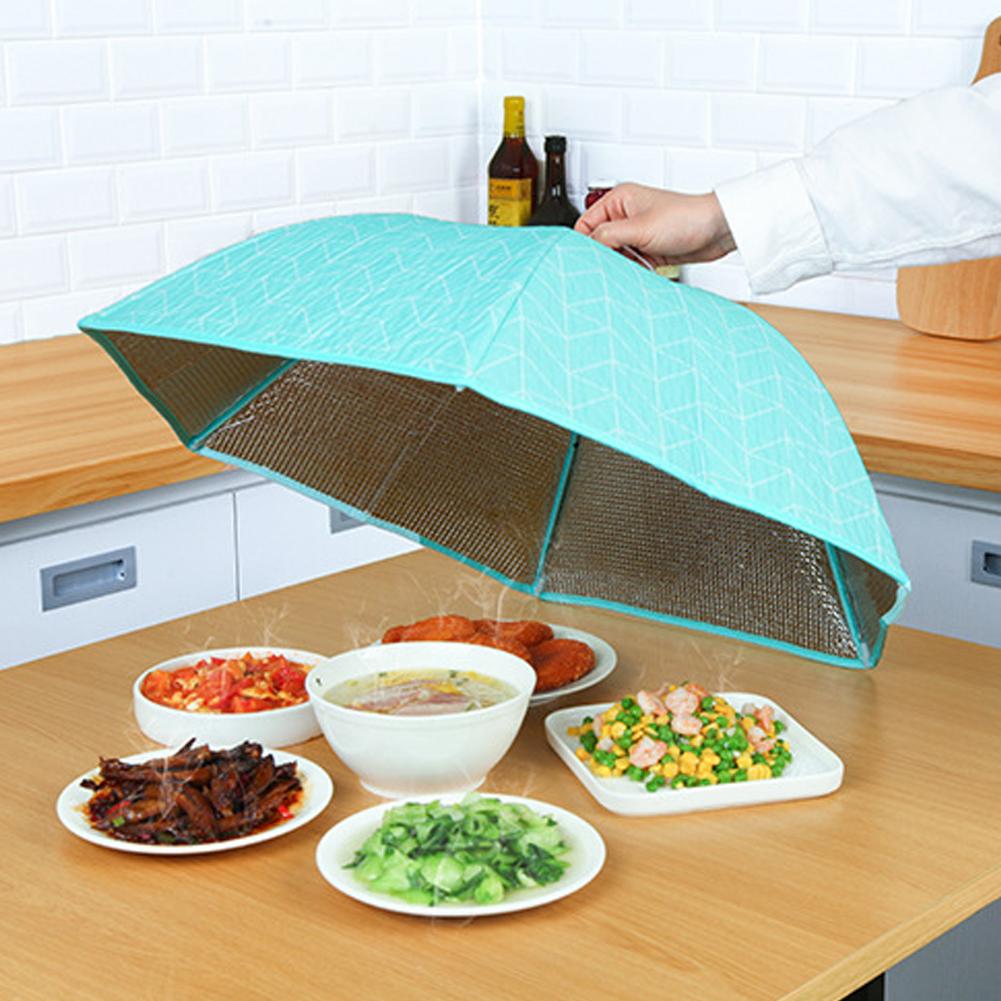 Household Kitchen Foldable Food Mesh Cover Tent Food Preservation Cover Kitchen Accessory