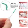 200Pcs Disposable Dental Floss Brush Soft Silicone Interdental Brushes Orthodontic Tooth Clean Dental Care