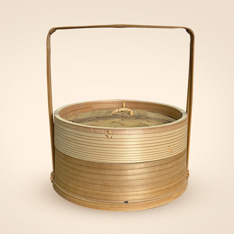 Jin Xu Wooden Steamer Basket with Handle