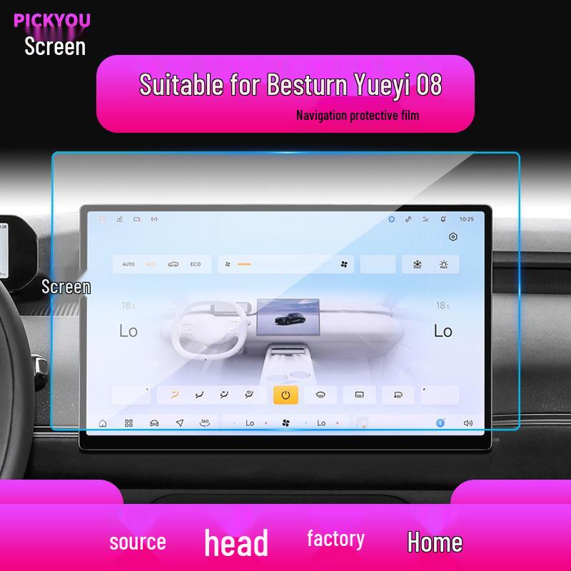 Compatible with 26 Bestune Pony Models: Yueyi 03 Central Control and Instrument Protective Film