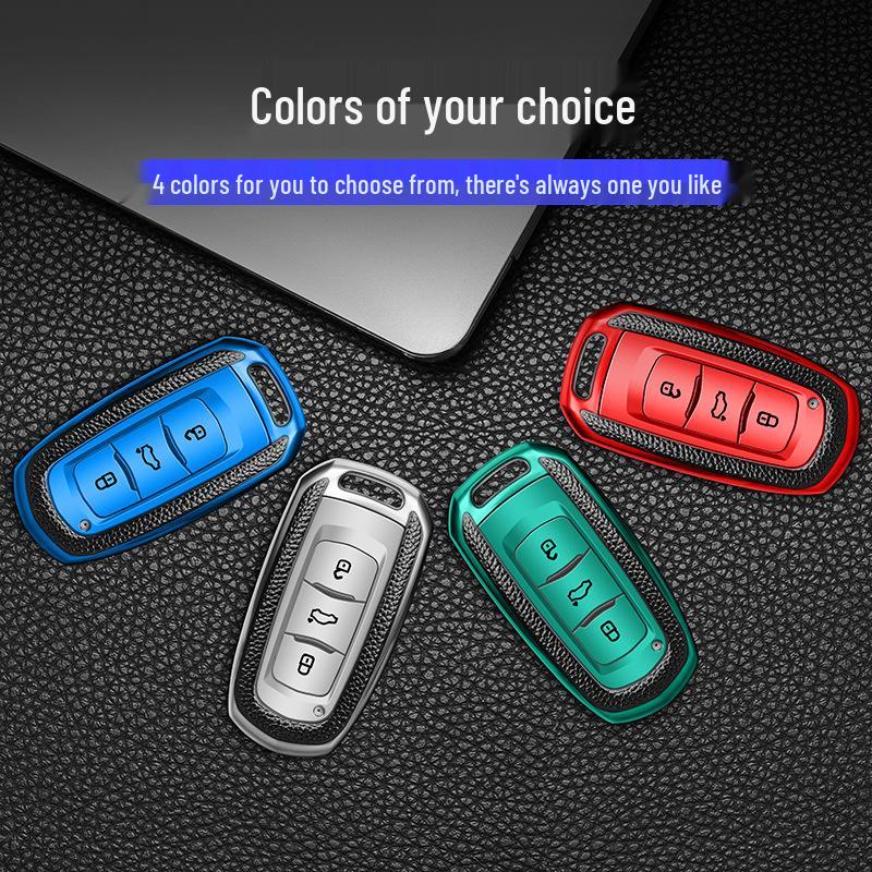 Geely Emgrand Leather-Textured Car Key Protective Case