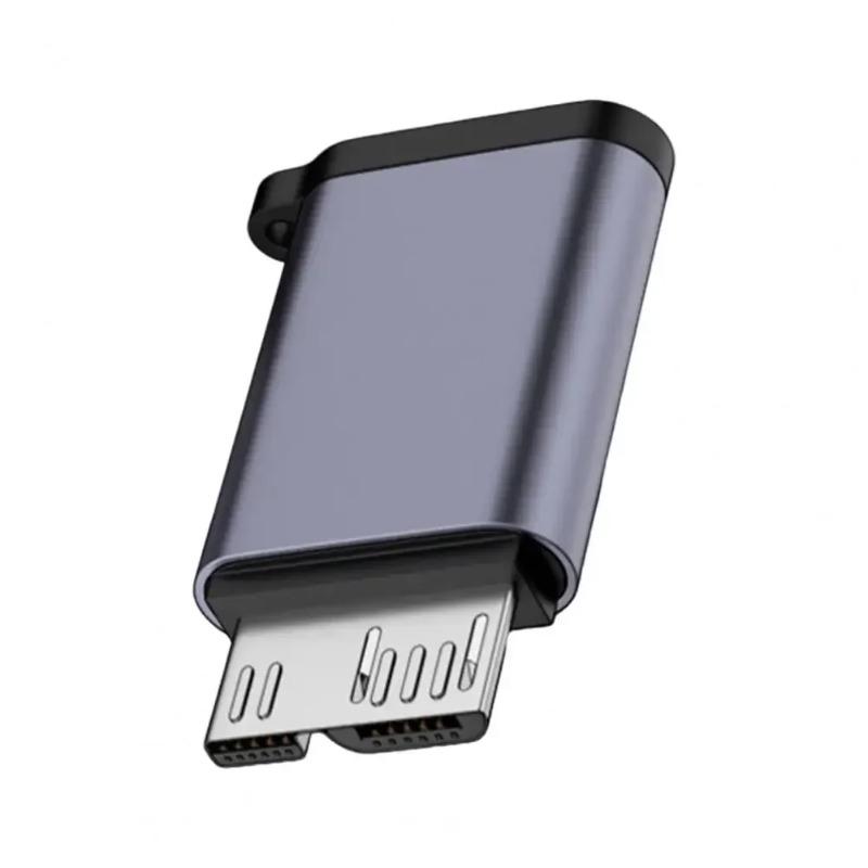 Adaptador Micro B USB C 3.0 Macho para Tipo C Fêmea Conector Tipo-C USB3.0 Micro B