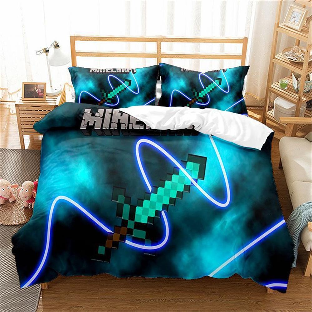 

3d цифровая печать постельное белье пододеяльник наволочка один двойной король