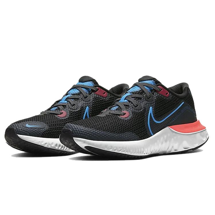 Nike Renew Run Black Laser Blue GS CT1430-090