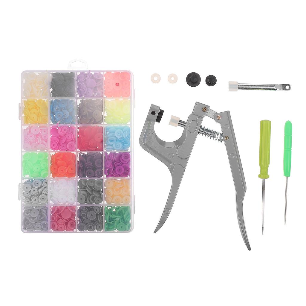 Buy 1 Set T5 Boxed Snap Button Sewing Tool Plastic Button Kit Hand