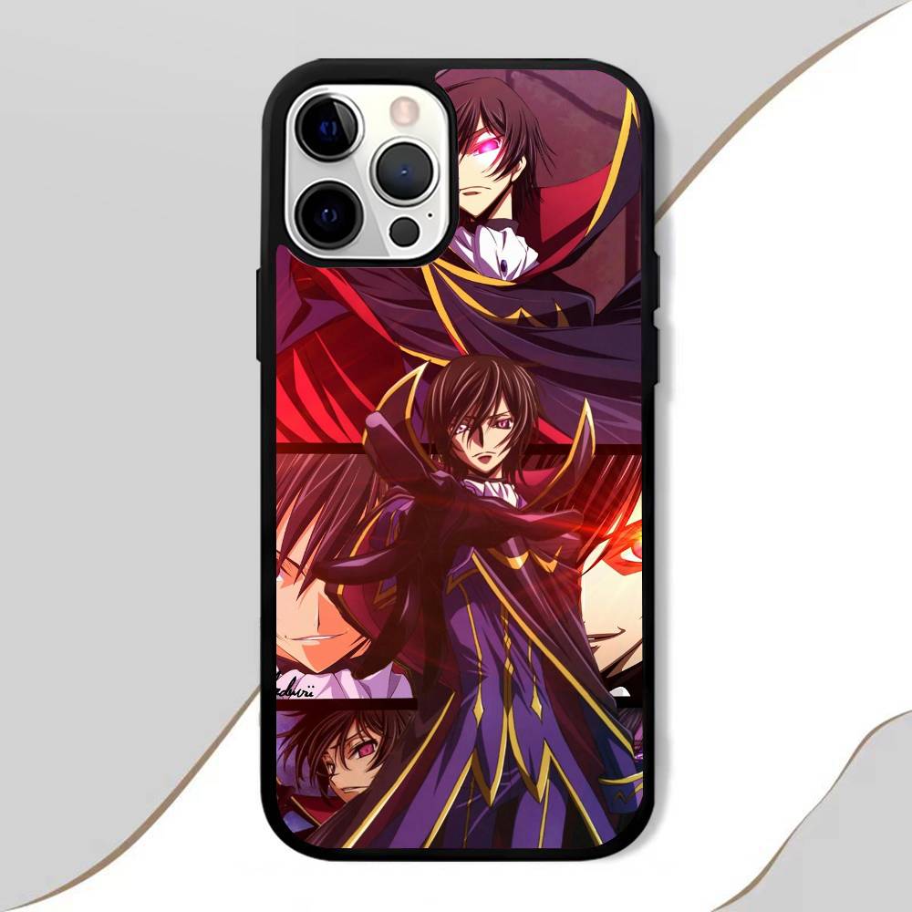 Anime C-Code Geass Phone Case Mobile Suitable For Apple 17 Air 16 PRO MAX 15 14 13 12 11 Patch Black Hard Shell