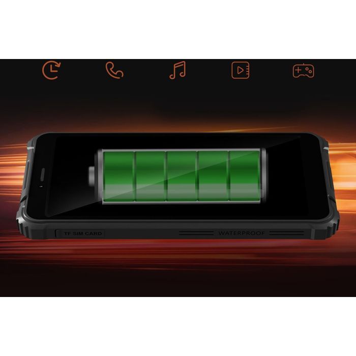 DOOGEE N55 Telephone Portable 128GB ROM/up To 1TB 6.56" IPS Screen HD+ Battery 5150mAh 13MP Camera Dual SIM/GPS/Face ID Black