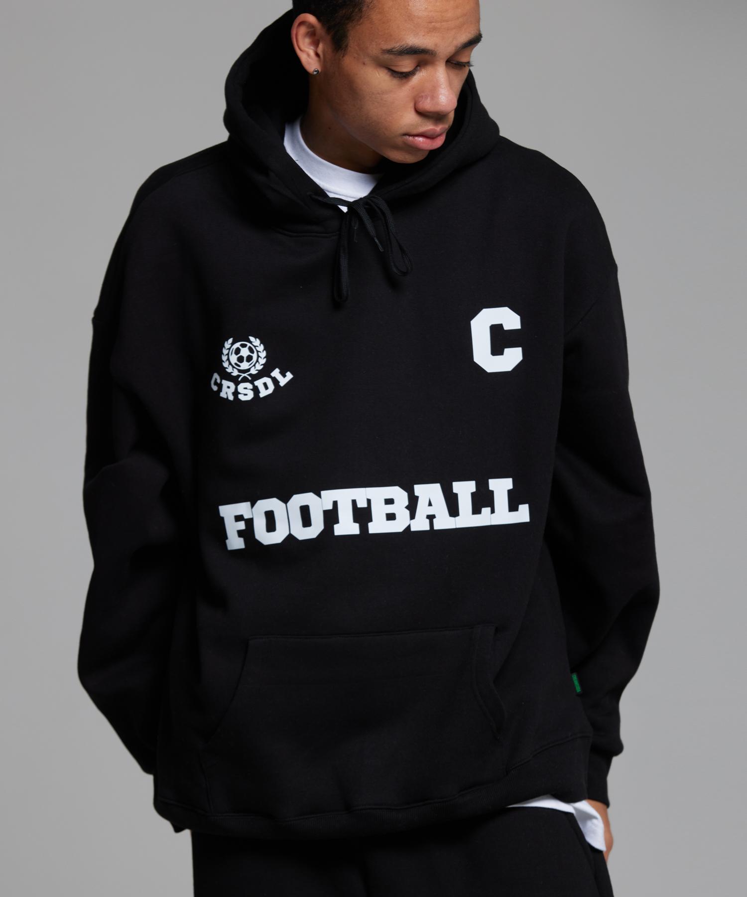 Cream Soda Lab C Logo Football Club Hoodie Black M