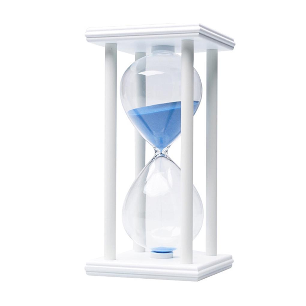 

Clock Wooden Hour Glass 60min Sandglass Table Desktop Timer Decoration Supplies