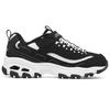 Skechers Abrasion Resistant Cushioning Abrasion Resistant Cushioning Low top Kids Lifestyle Shoes Black White Teenagers 302539L-BKW