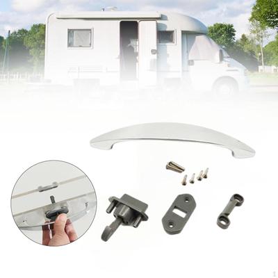 Serratura per cassetto e maniglia per camper, robusta, ferramenta, porta dell'armadio in metallo per camper