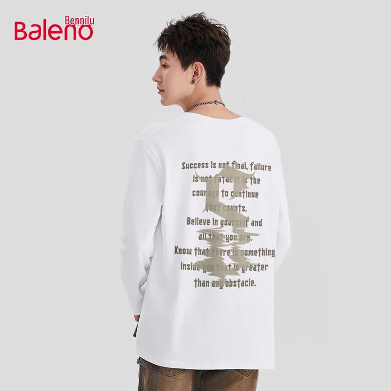 Baleno Men s JPB Wave Pure Cotton Long Sleeve T-Shirt M