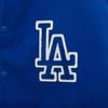 New Era Mlb La Dodgers Patched Varsity Jacket Bright Blue 14742027