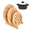Tovaglietta da Tavola Sottopentola Caldo Tazza Piatto Portapiatti Supporto Resistente al Calore Tovaglietta Decorazione Cucina Rotonda