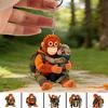 Slap The Monkey Keychain Pendant Double-Sided Acrylic Animal Design Lightweight Key Chain Backpack