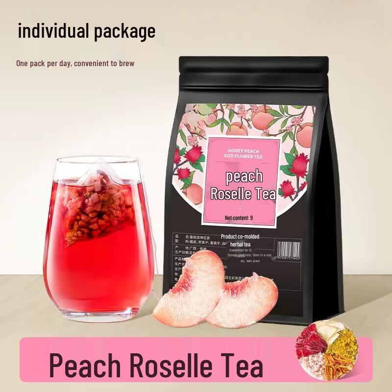 Yun Qian Jin Peach Roselle Flower Tea