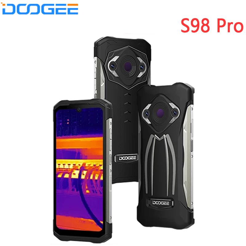 Buy DOOGEE S98 Pro Rugged Phone Thermal Imaging Camera Phone 20MP Night Vision Cellphone Helio
