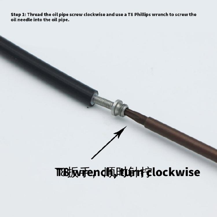 4Set Bicycles Brake Tubing Connecting Insert Kits Hose Hydraulic Disc Brake Quick Insert Oil Needle Tubing Head Set