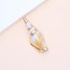 Electroplated Natural Shell Conch Scallop Pendant for DIY Necklace & Bracelet Jewelry