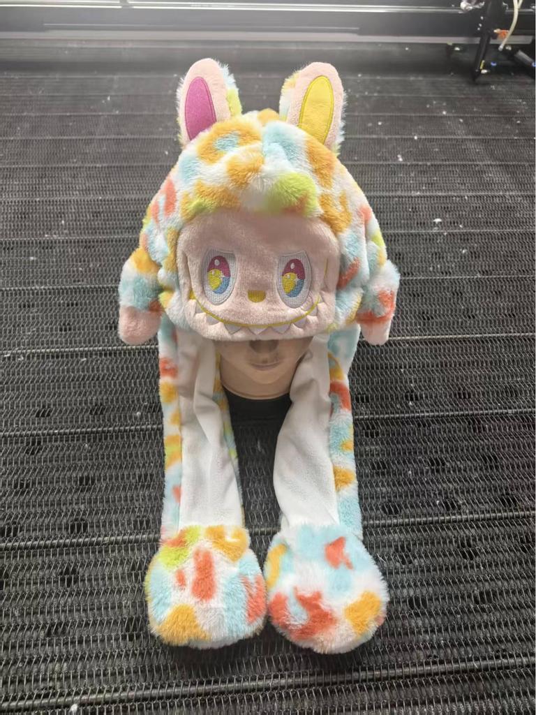 Pălărie Creativă Păpușă Elf - Drăguță, Amuzantă, Articol de Acoperământ cu Cap Mobil pentru Copii, Jucărie pentru Decompresie și Vindecare