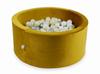 Dry Ball Pit 300 Pieces 90x40 Velvet Gold: Light Gold, Silver, Pearl