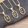 26 Engelse Letters Hanger Ketting Zircon Mode A - Z Initiaal M S C K Trendy Alfabet Lange Ketting Voor Vrouwen Mijn Sieraden