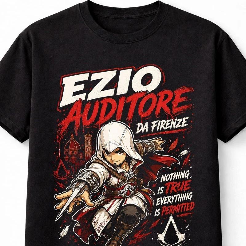 Ezio Auditore Assassins Creed Stealth Gaming Unisex TShirt S