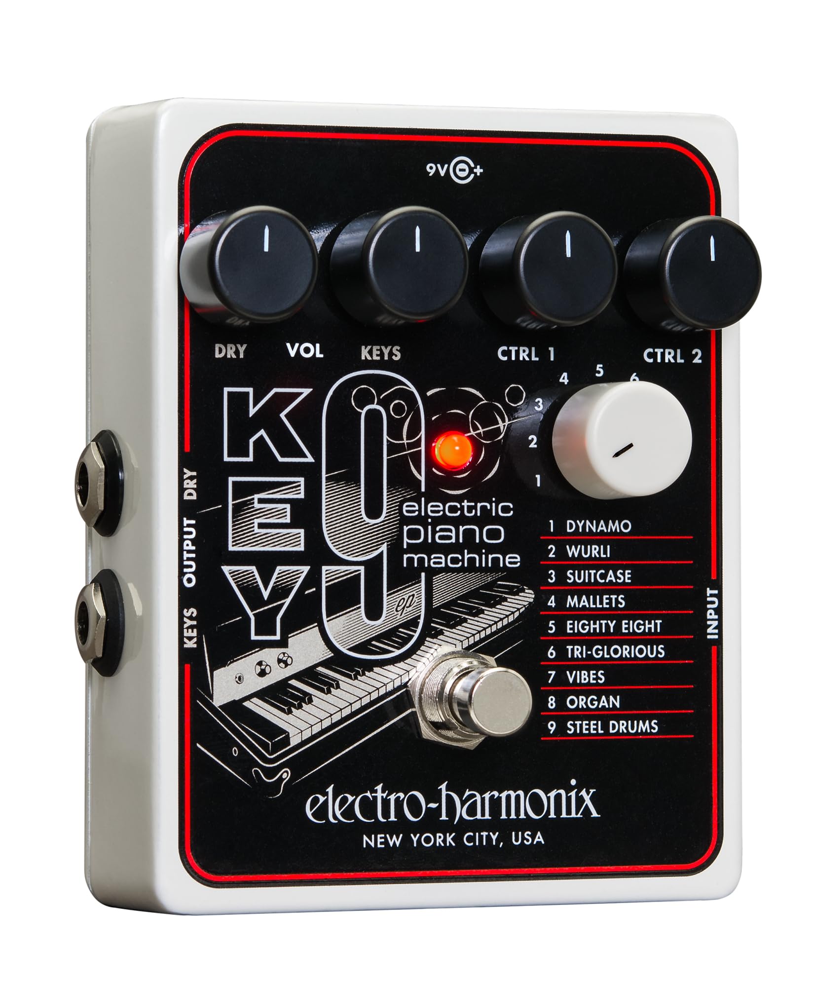 

Effector Electric Piano Simulator KEY9 Electric Piano Machine electro-harmonix Electro-Harmonix [] чорний