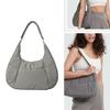 Fashion Underarm Bag for Women Versatile Shoulder Bag Solid Color Armpit Bag