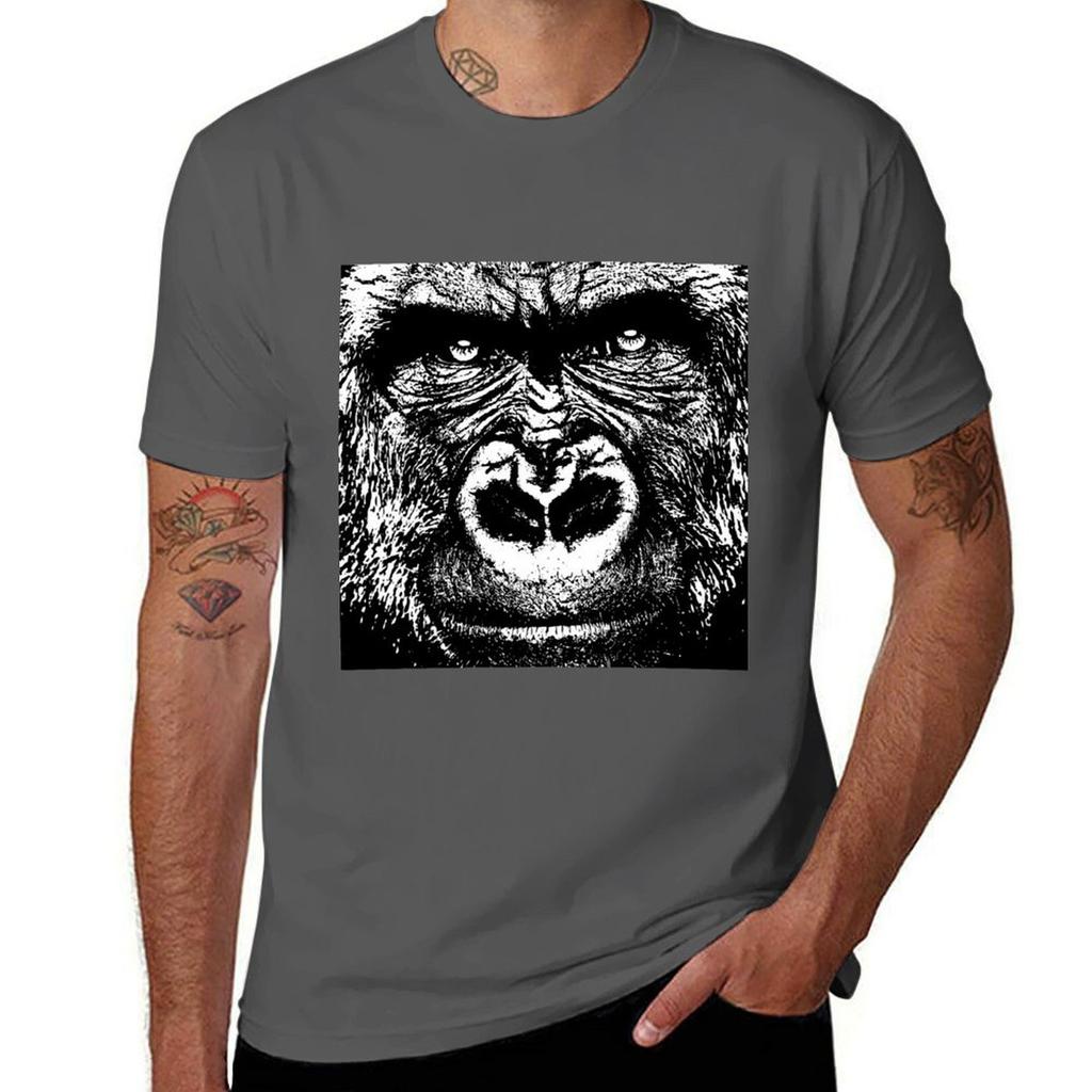 Silverback Gorilla TShirt Christmas Casual Tee Shirt