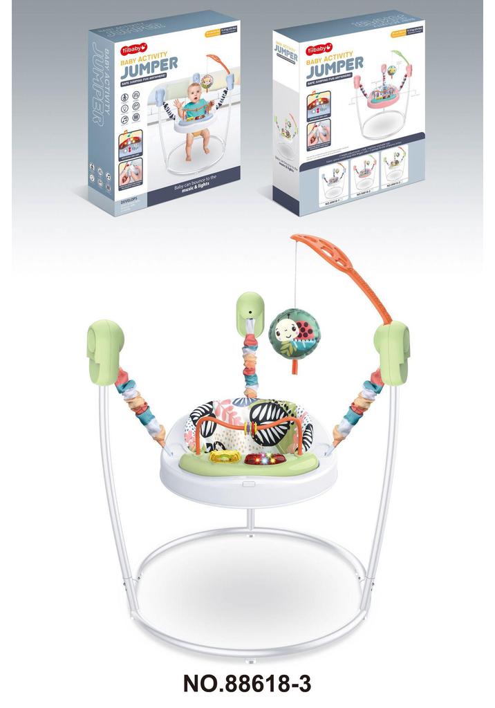 Rainforest Baby Jumper & Swing: Fitness Bouncer for Ages 0-3