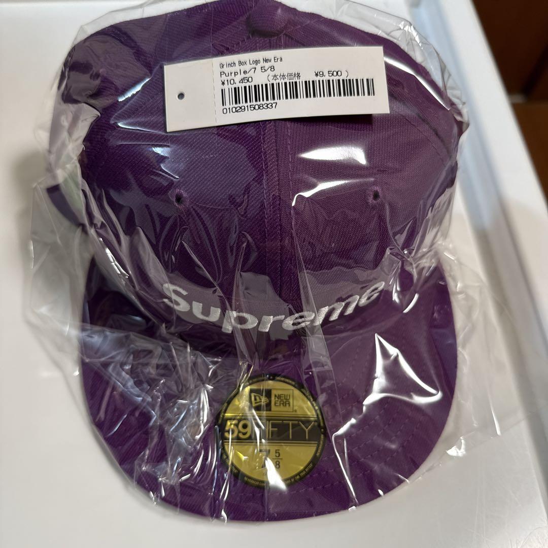 

[Б/У] Supreme Grinch Box Logo New Era фиолетовый Purple