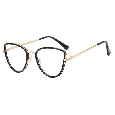 Modische Cat-Eye-Brillen für Damen und Herren Anti-Blaulicht Brillenrahmen Klare Gläser Optische Computerbrille Sonnenbrille für Mädchen