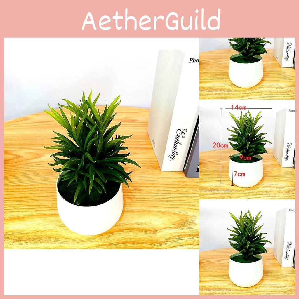 Greenery Small Artificial Bonsai With Plastic Craft For Living Room Gift And