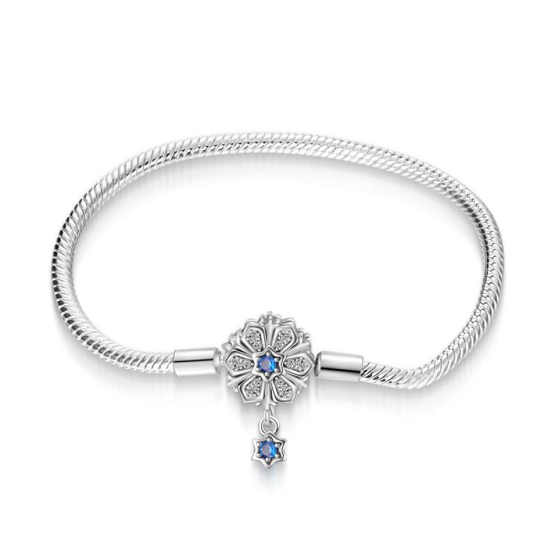 Bracelet Silver 925 Original Cute Cat Luminous Butterfly Tree of Life Bracelets Fit DIY Charms Beads Jewelry Gift Making