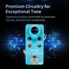 FLAMMA FC02 Mini Reverb Pedal Digital Guitar Pedal 3 Reverb Effect Church Plate Studio with True Bypass