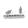 6 String Guitar Roller Saddle Bridge Tailpiece Upper Lower String Bridge with Studs Tune-O-Matic Bridges Replacement